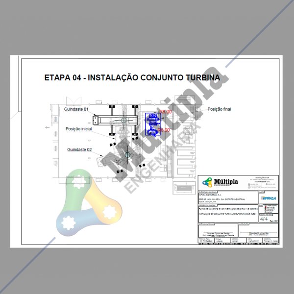 Instalação de Turbina