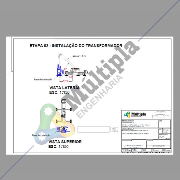Instalação Transformador