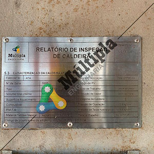 Inspeção e Calibração Caldeira - Laticínio Colíder - MT