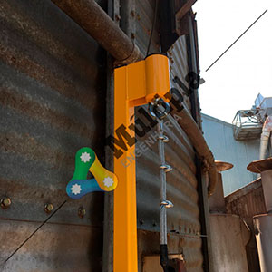 Linha de vida vertical - Armazém de grãos Sorriso - MT