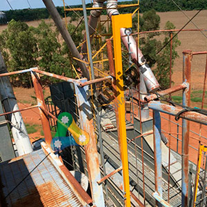 Linha de vida vertical - Armazém de grãos Sorriso - MT