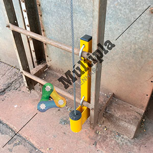 Linha de vida vertical - Armazém de grãos Sorriso - MT